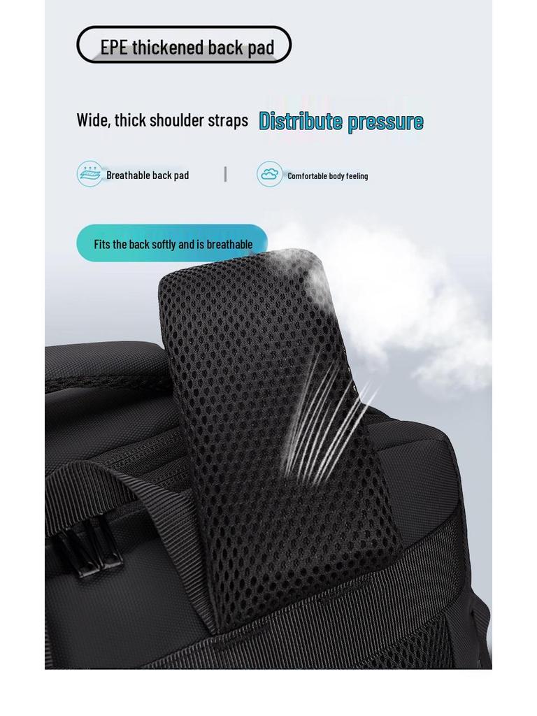 New Expandable Men's Casual & Business Laptop Backpack for Short Trips