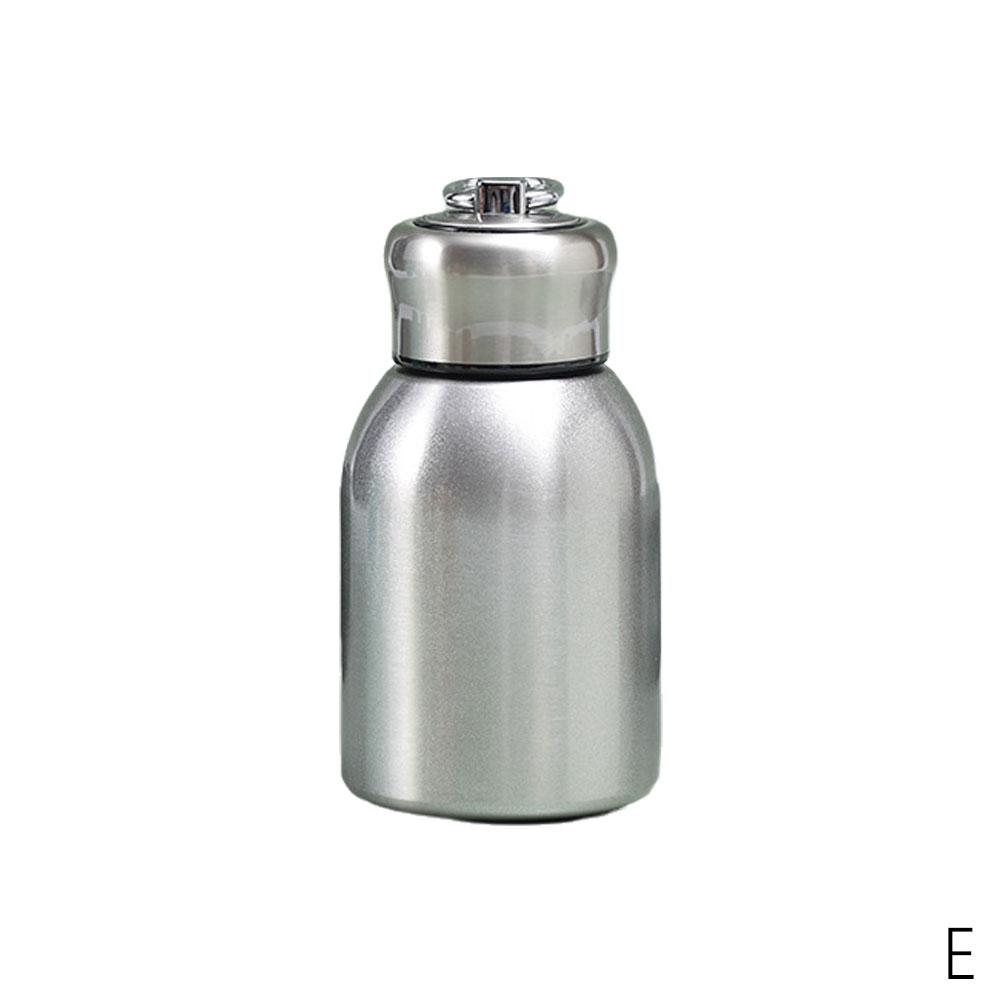 Portable Big Belly Vacuum Cup 300ml Compact Cup Leak-Proof Solid Color Travel Vacuum Flask Insulated Cup Water Bottle
