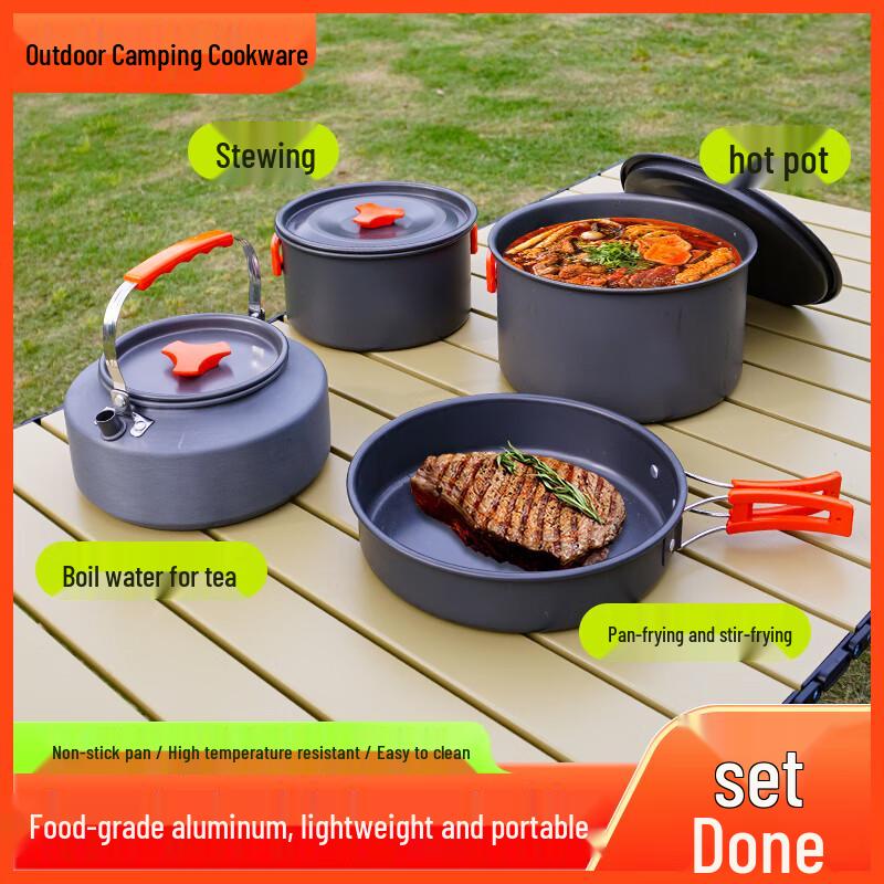 Hanlemeitu Camping Cookware Set