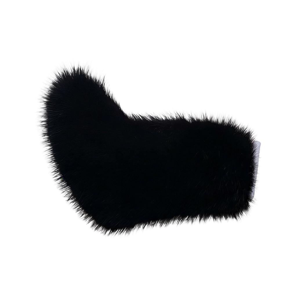 Plush Faux Fur Animal Tail Clip On Costume Accessory Soft Fluffy Tail for Cosplay Party Events Dress Up