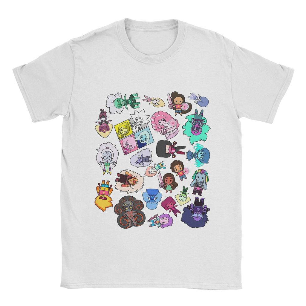 Steven Universe  T Shirt Summer  Cotton T-Shirts For Men's Fashion Casual Tee Shirt Short Sleeve Y2K Retro Tees