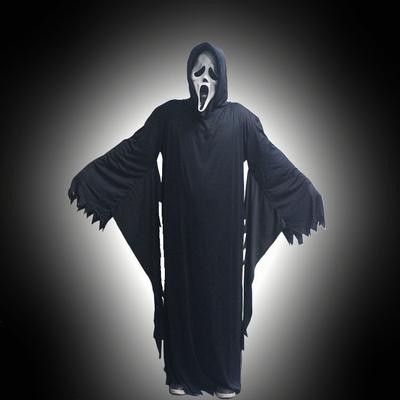 Halloween Costume Skull and Ghost Costume Performance Outfit Masquerade Ball Cos Demon Makeup Role Play