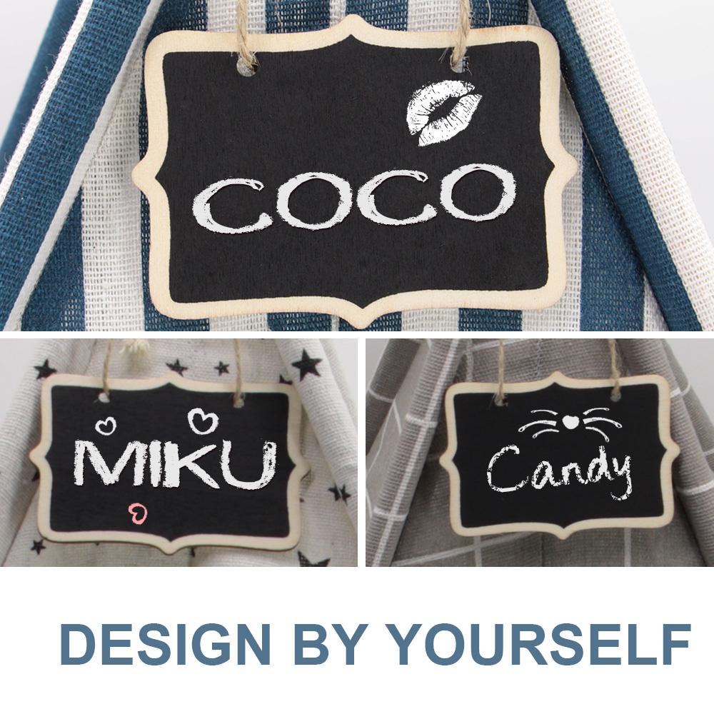 Evcil Hayvan Çadır Evi Kedi Yatağı Taşınabilir Tipi Kalın Minder Köpek Yavrusu için Dış Mekan İç Mekan Taşınabilir Keten Evcil Hayvan Köpek Çadırı Malzemeleri