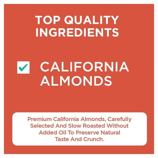 Nutty Gritties Grab And Go California Almonds Roasted, Lightly Salted | 240g (Pack of 6, 40g each)