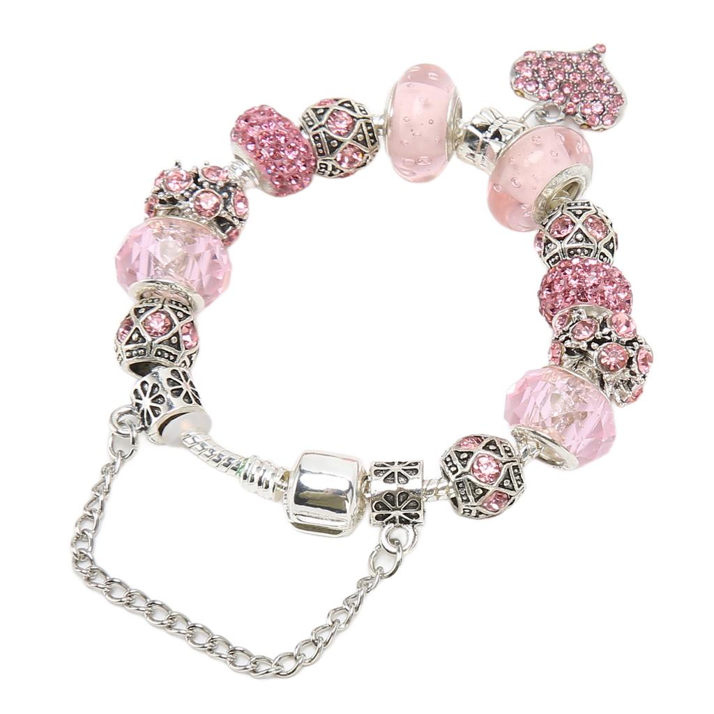 Women Beads Bracelet Girls Ladies DIY Valentine Day Gift Female Accessories 17cm