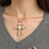 Stylish Crosses Pendant Charm Necklace Resistant to Tarnish Jewelry Accessory for Personalize Expression and Faith