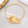 3D Floral Open Choker Necklace Gold Color Statement Choker New Clavicle Chain  Jewelry