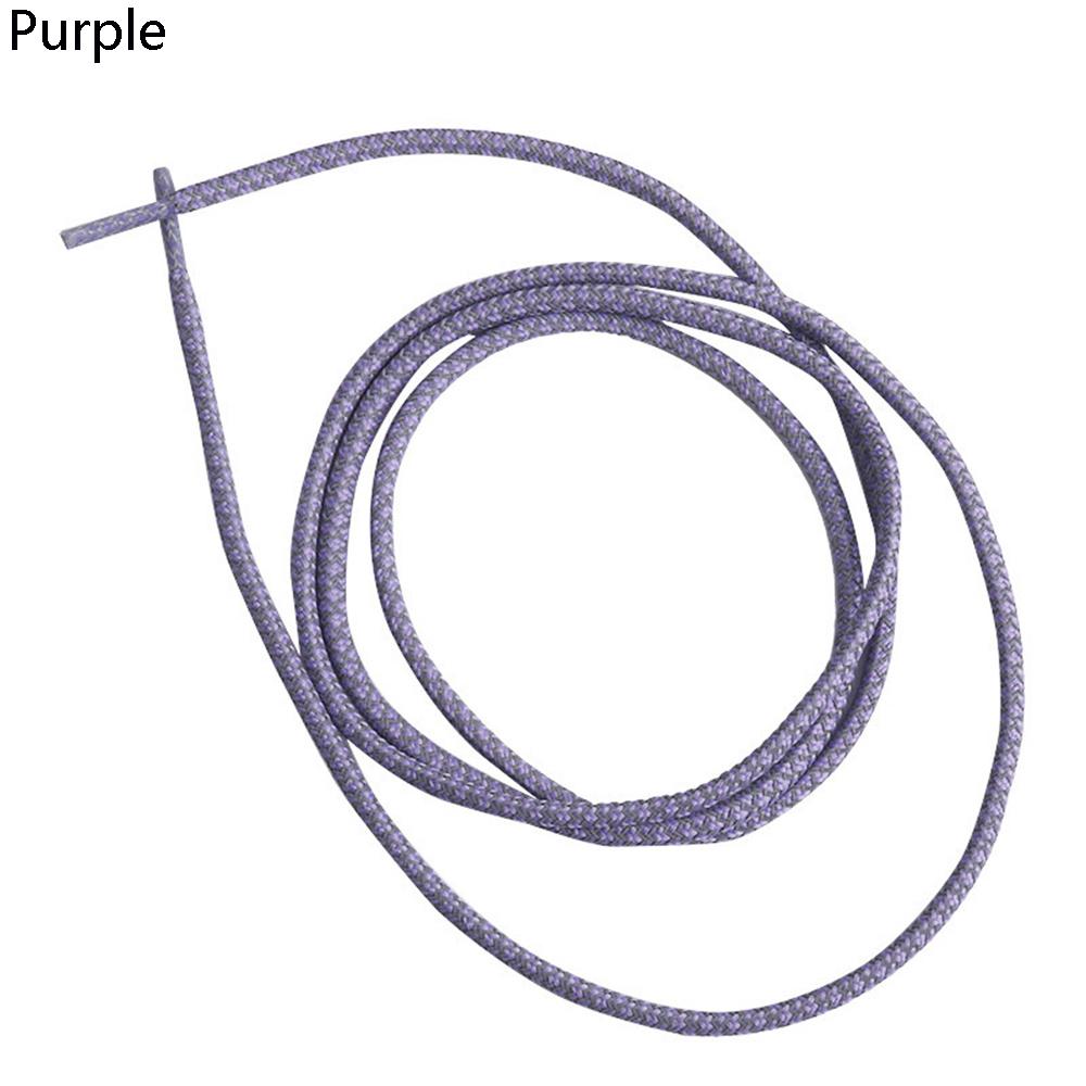 1 пара 120 см прочные флуоресцентные круглые спортивные шнурки для обуви веревка для обуви шнурки для кроссовок фиолетовый
