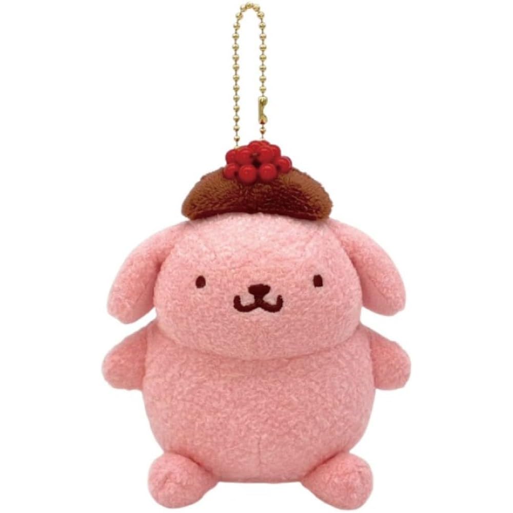 Nakajima Corporation Pompompurin Strawberry Plush Toy 222206-26 Soft Collectible Mascot
