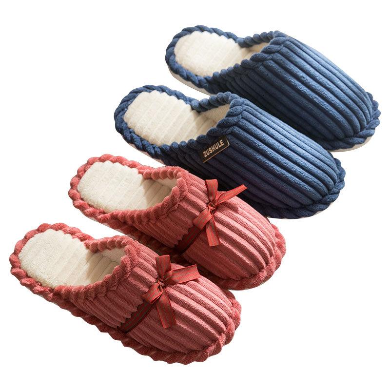 Cotton Shoes and Slippers Are Anti-slip Indoors and Keep The Furry Home Warm