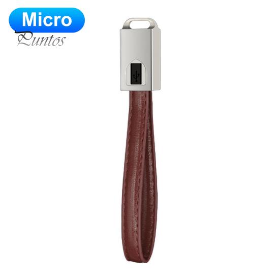 

Зарядный кабель для высокоскоростной зарядки Plug Play Key Chain Design 8-контактный Micro USB Type-C портативный шнур передачи данных для Android Plug for Android коричневый