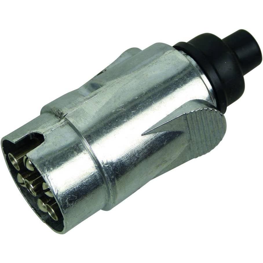 8Jb 001 941-001 שקע - 12V - מחבר 7 פינים - פח ברונזה - בית מתכת - דין / איזו: 1724