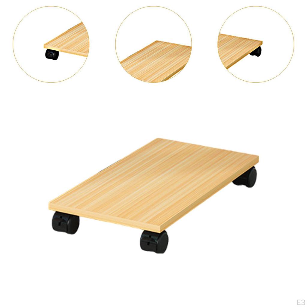 Desktop-CPU Holz Rollständer Computergehäuse Praktisch für