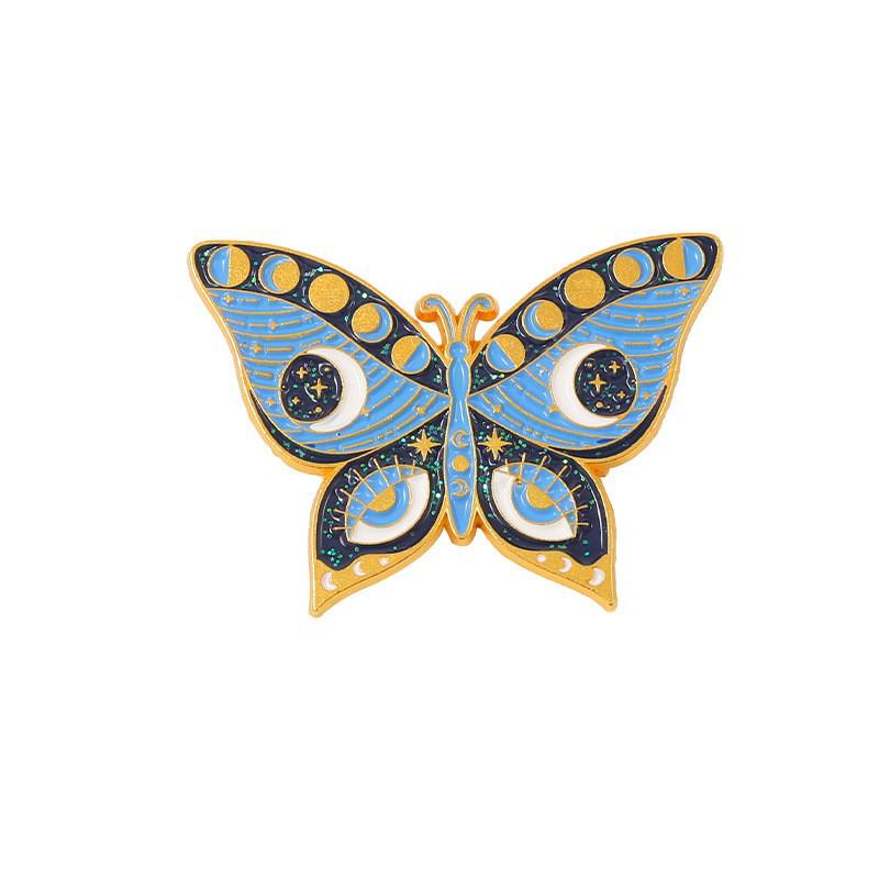 Exquisite Cartoon Butterfly Brooch - Personalized Insect Badge for Clothing and Bags
