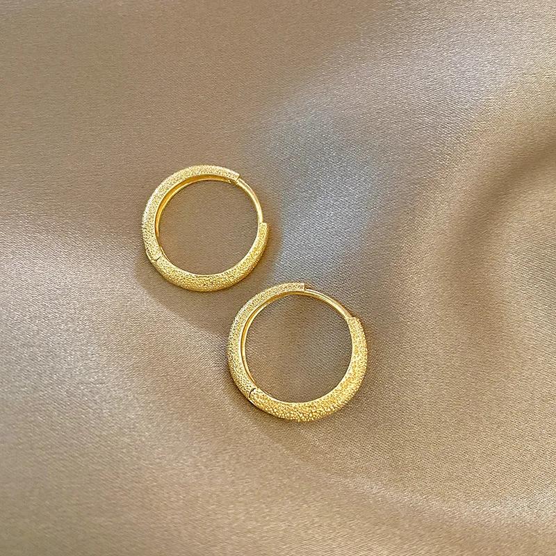 2Pcs/Set Sparkly Earrings Ear Stud Piercing Jewelry Korean Women'S Temperament Circle Pearl Earrings Party Jewelry Accessories