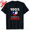 Chile Flagge Stolzer Chilene Aufdruck T-Shirt Herren Damen Baumwolle Humor Streetwear T-Shirt Kurze Ärmel Unisex Locker Kleidung Herren