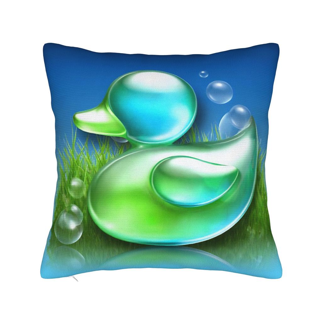 Frutiger Aero Fishies Square Pillow Cases Cushion Covers Awesome Zipper Decor Pillowcase for Seat 40x40cm
