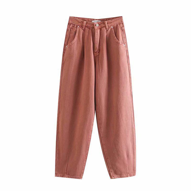 Donne loose Harm Jeans Pantaloni Ragazzo Amico Stile Pantaloni Lunghi  Tasche zipper Loose High Street Femminile Pantaloni acquista in modo  economico — spedizione gratuita, recensioni reali con foto — Joom