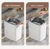 Hands-Free Automatic Trash Can with Smart Lid for Bathroom Use