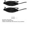 2Pcs Boot And Wader Hanger Black Stainless Steel Wader Holder Wall Mounted Boot Hanger Shoe Rack for Closet Garage Entryway Fishing Gear Storage