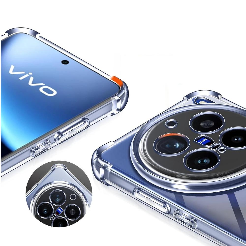 Case for Vivo X200 Pro 5G, Dropproof, Transparent