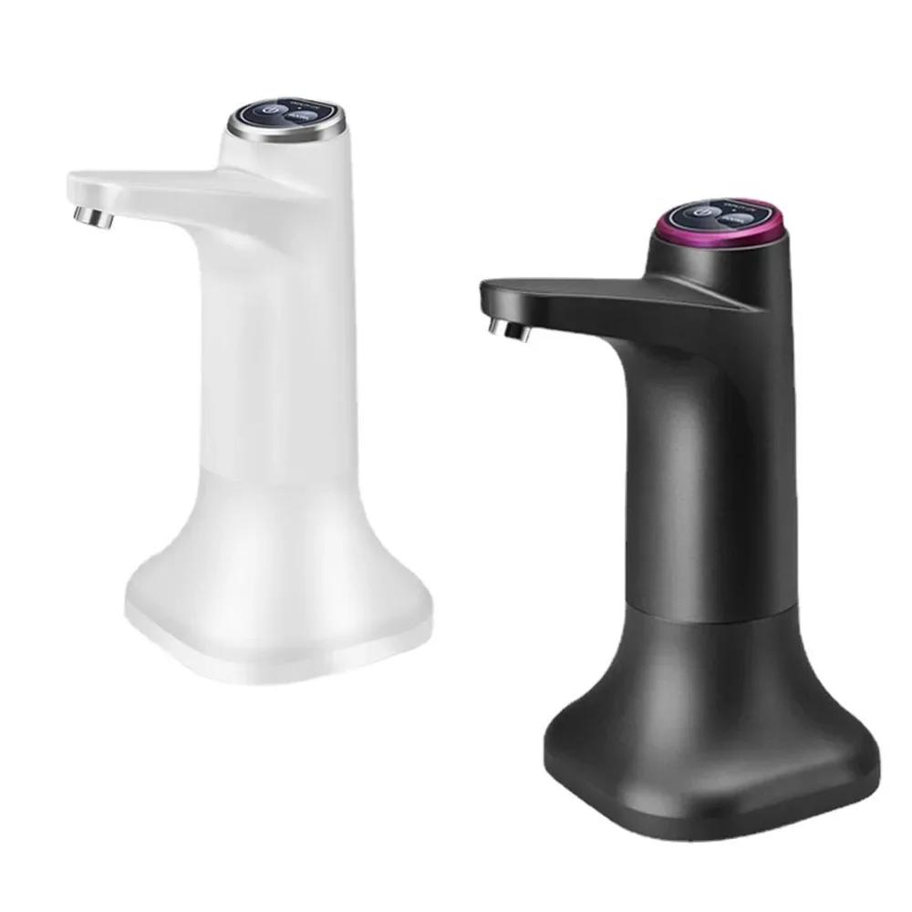 Bucket Bottle Water Press Pump Dispenser Electric Drink USB Charging Automatic Portable With Base Mode Touch Mute Intelligent