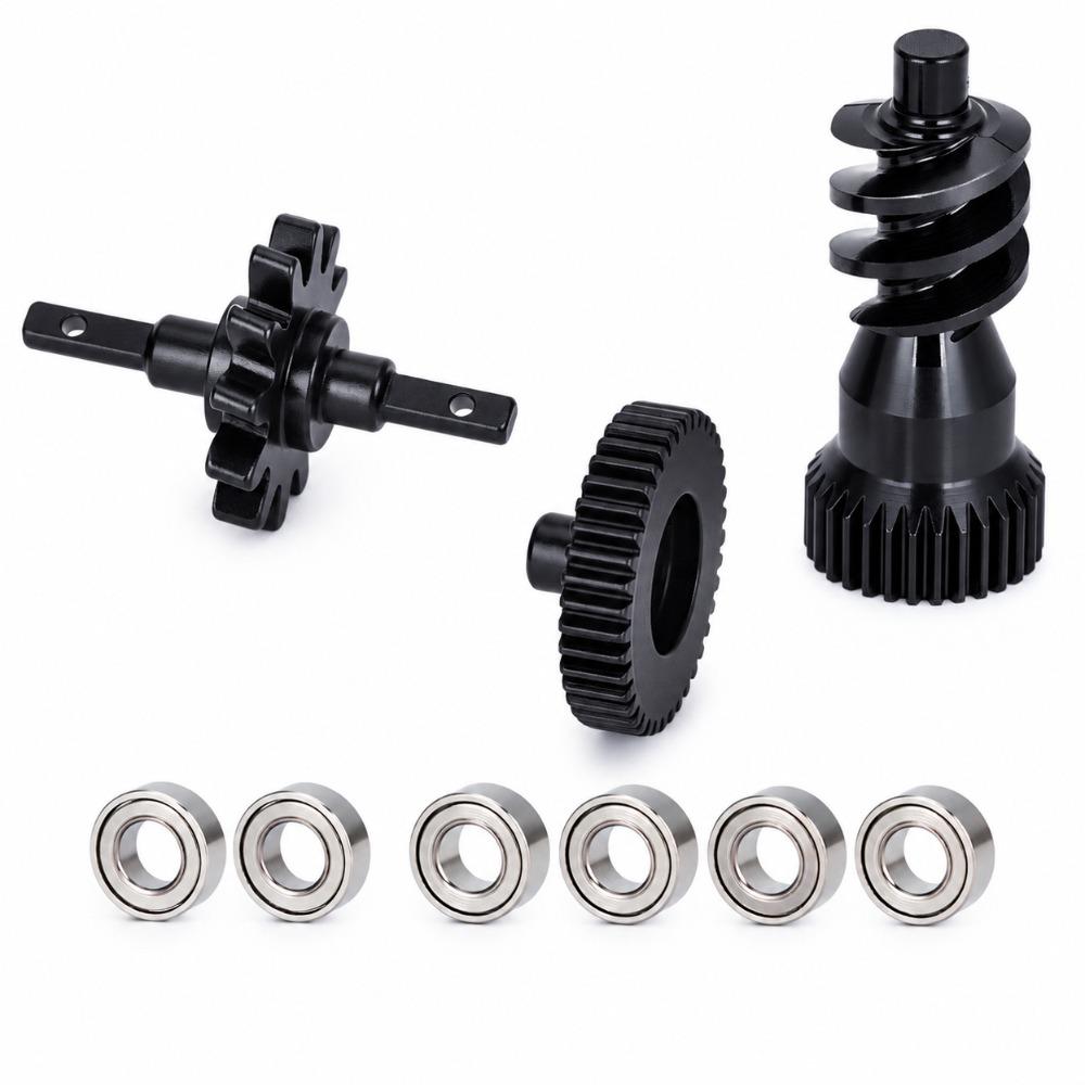 Stainless Steel RC Car Transmission Gear Set for 1/30 Axial SCX30 RC Transmission Parts