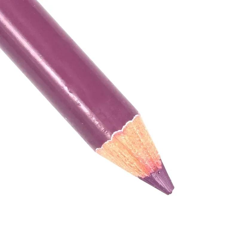 Matita labbra in legno 28color impermeabile Lady Charming Lip Liner Makeup Strumento cosmetico a lunga durata per donna Matita morbida