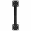 Vidaxl Coffee Table Legs, 2 Pcs, Black, 60X(30-31) Cm, Steel