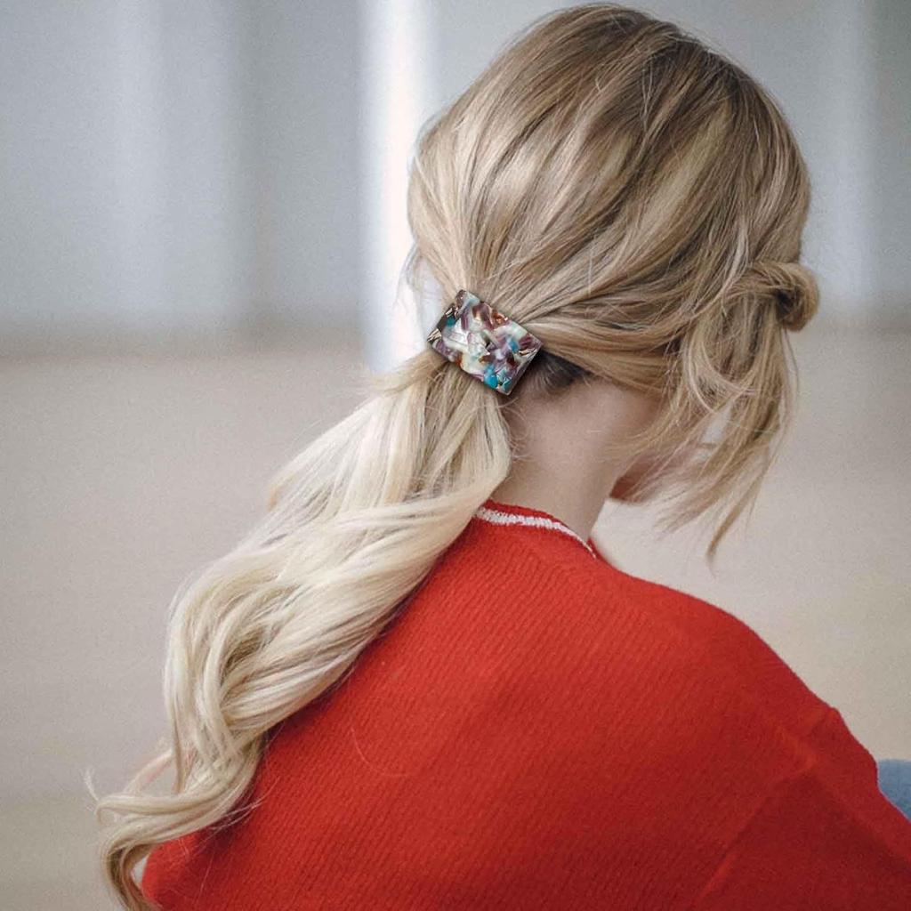 Hairband Accessories Niche Simple Geometric Hair Rope Rubber Band Hair Accessories High-end New Back of The Head Hair Accessories