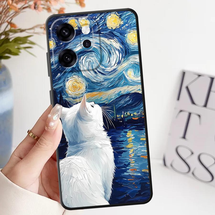 

Мягкий чехол-кейс с изображением Ван Гога для Oppo A12 A36 A11 A37 A7 A52 A3 A54 A16 A33 A71 A18 A31 A72 A5 A53 A15 A32 A17 A32 OPPO A32