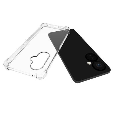 For OnePlus Nord CE 3 Lite 5G/Nord N30 5G Transparent TPU Phone Case Anti-slip Anti-drop Airbag Protection Phone Cover