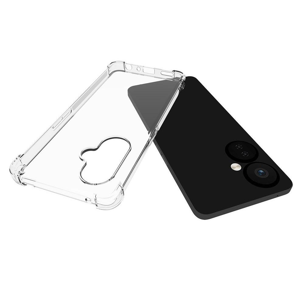 

For OnePlus Nord CE 3 Lite 5G/Nord N30 5G Transparent TPU Phone Case Anti-slip Anti-drop Airbag Protection Phone Cover A