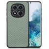 For Xiaomi Redmi Note 14 Pro+ 5G Case Carbon Fiber Texture PU+PC+TPU Phone Cover