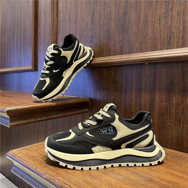 Autumn new mesh thick bottom casual comfortable breathable personality