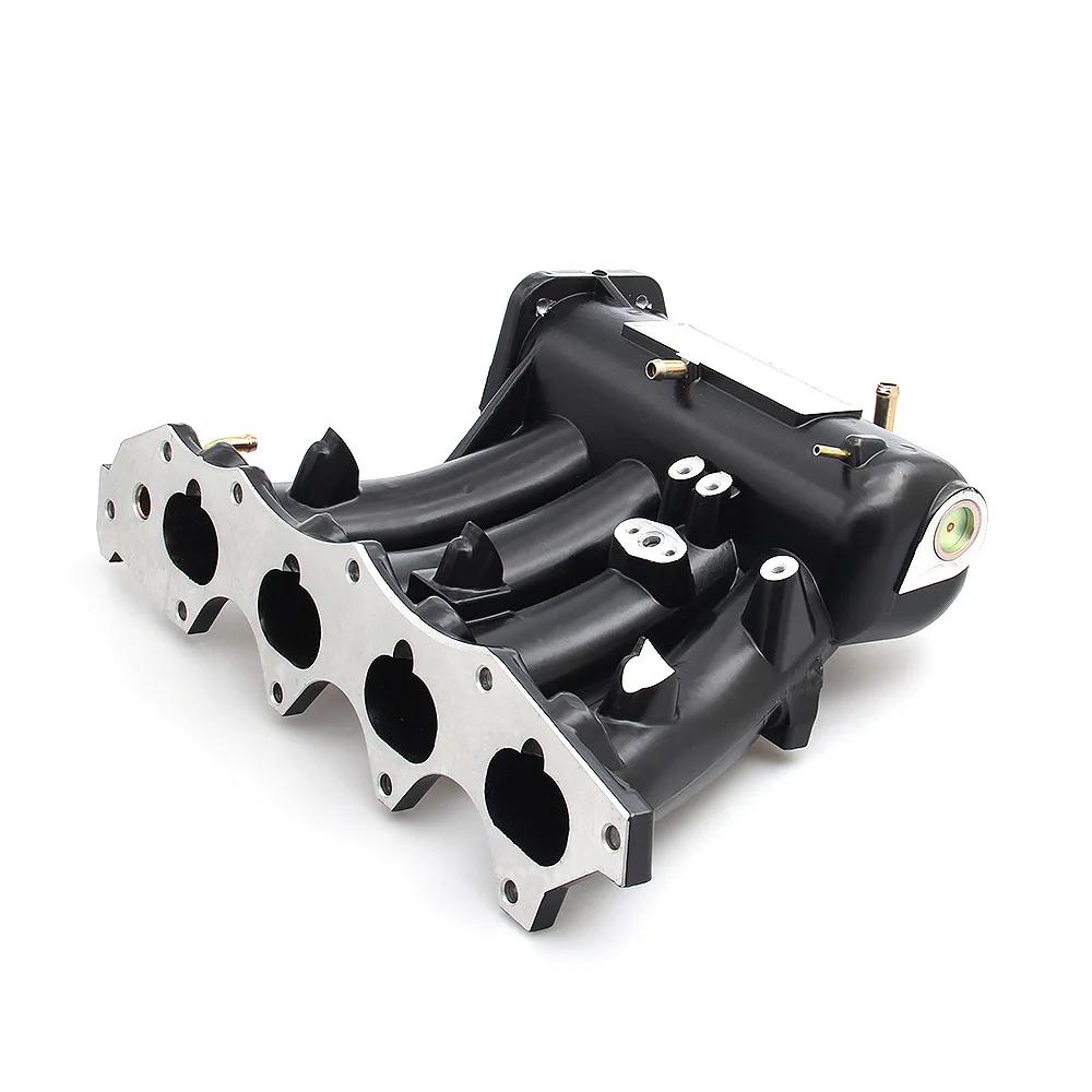

Aluminum 70MM Power Air Intake Manifold Compatible For GS-R GSR DC2 DB8 1.8L B18 B18C B18C1 DOHC VTEC 94-01 чёрный