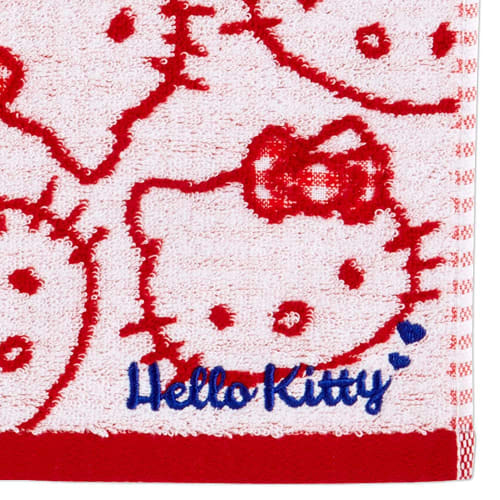 Sanrio Hello Kitty Antibacterial and Deodorizing Hand Towel 801259 Red