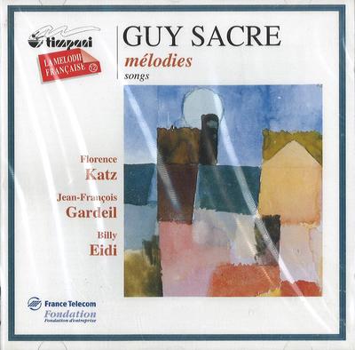 CD JEAN-FRAN?OIS GARDEIL, GUY SACRE, F - Sacre;Melodies  1C1051 Timpani 1999 France Classical Used