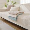 Milk Velvet Sofa Cushion Shaggy Back Arm Cushion Towel Sofa Cover