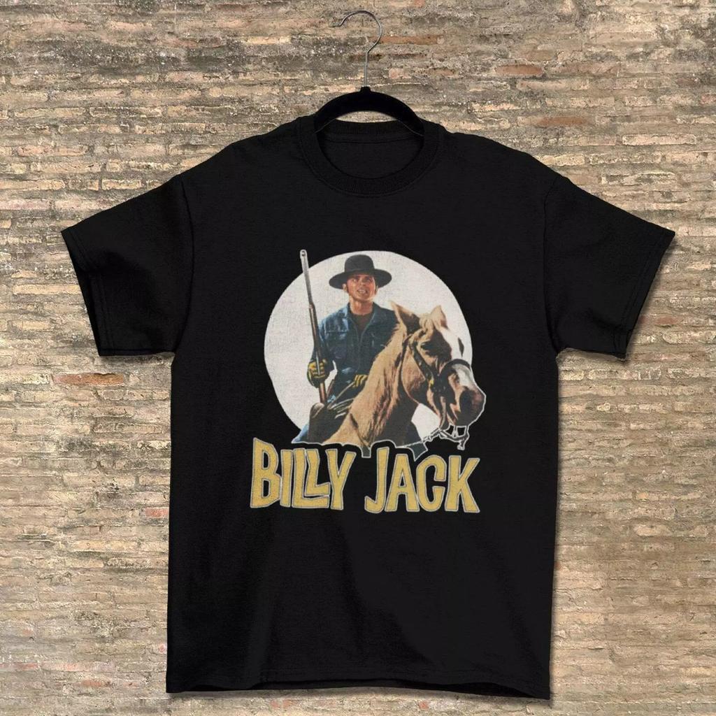 Camiseta Unisex Retro Cuello Redondo Billy Jack, Camiseta Gráfica Vintage