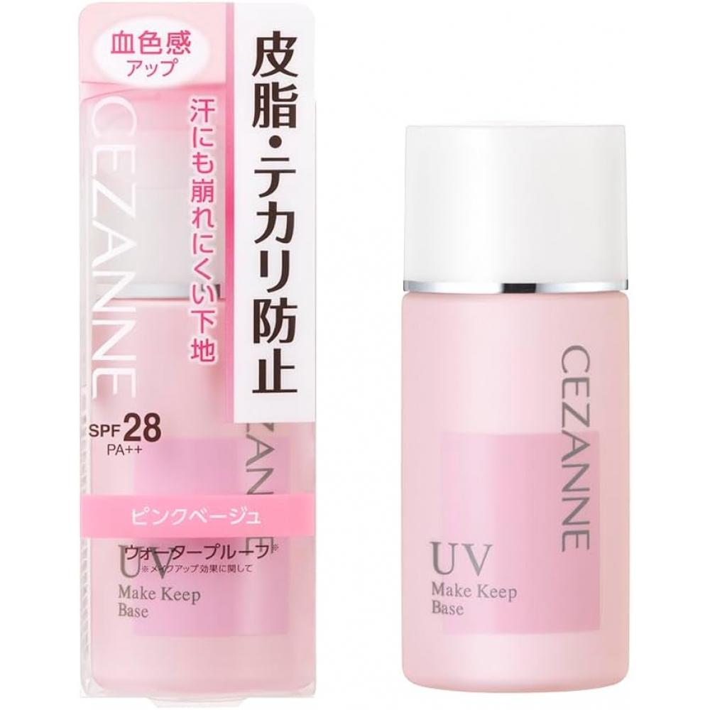 Cezanne Makeup Base Sebum Control Pink Beige 30ml Non Oily Non Crumbling