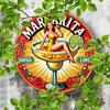 Vintage Margarita Cocktail Metal Sign Retro Wall Art for Bar Home Garage Decor