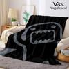 Doodle Monster Flannel Blanket Perfect for Sofa Office Bed Travel Sleep Read Relax Camping Four Season Use