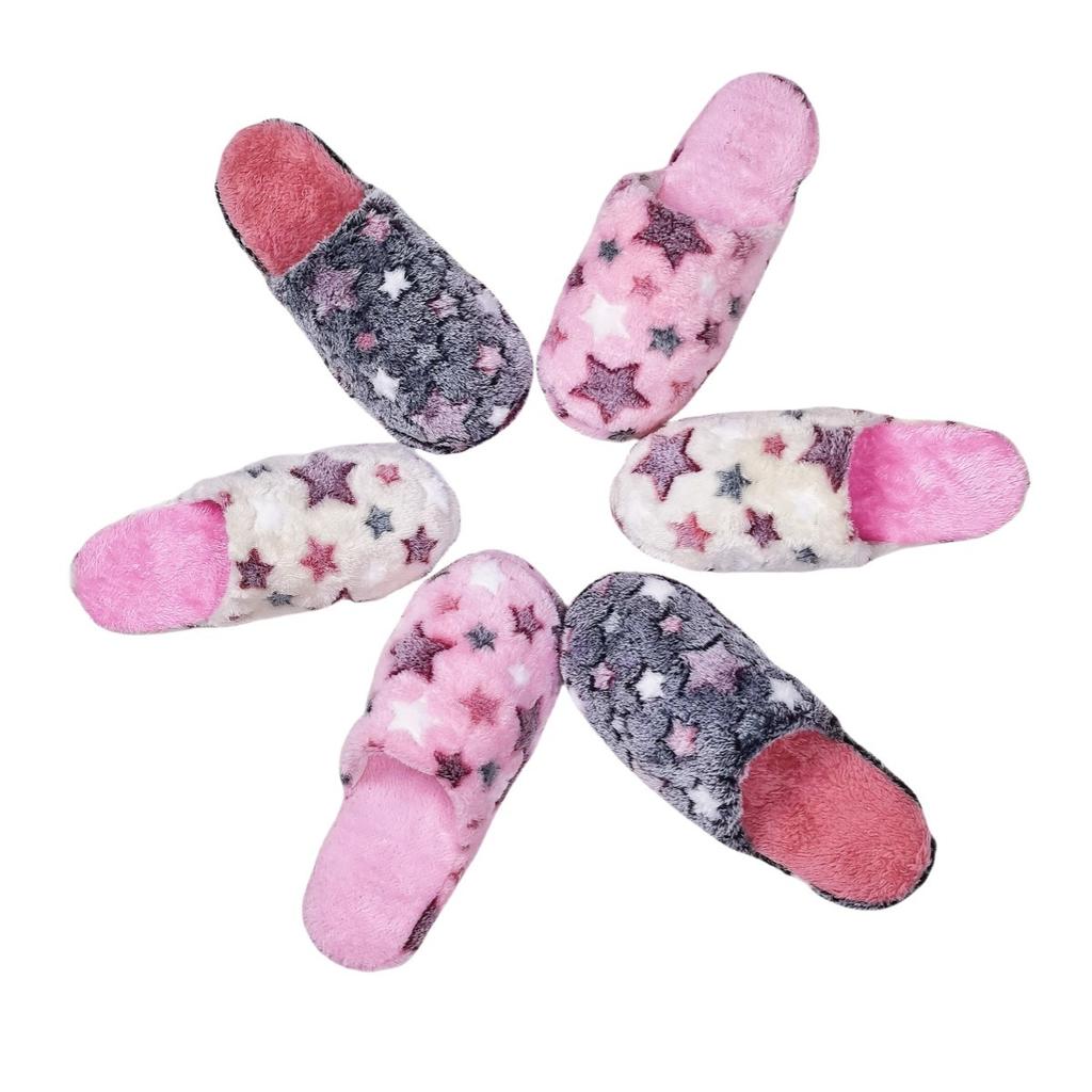 Colorful Polka Dot Cute Women's Indoor Home Slippers, Fashionable Women's Plush Home Slippers - A Favorite Gift for Girls, Mother's Day Gift Slippers