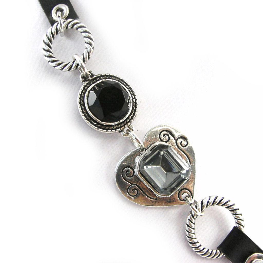 NOA [G5916] - Black 'Love' Designer Necklace