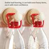 Suction Cup Hooks Wall Mounted Bathroom Clothes Hanger Kitchen Cabinet Door Hooks For Bathroom Tile Glass Surfaces