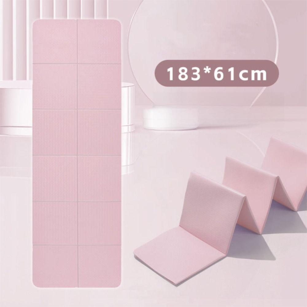 Non-Slip Surface Eco Friendly Yoga Mat Foldable Design Fitness Mat Foldable Yoga Mat  Home Workouts