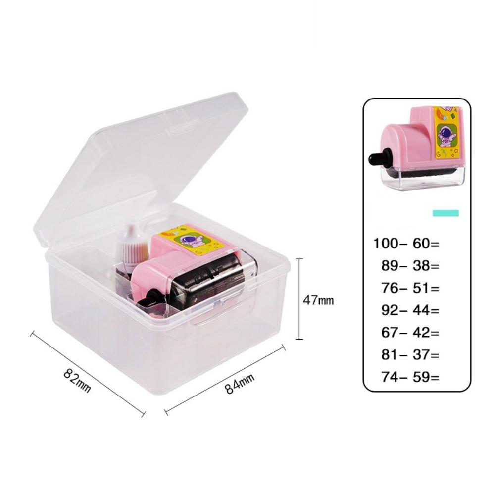 Multiplication Division Math Rolling Stamp Reusable Math Teaching Stamp School