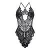 Pure Desire Lace Sleepwear Set: Sexy See-Through, Deep V, Backless, Open Crotch, Removable for Ultimate Temptation