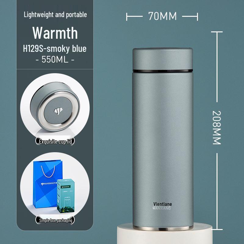 Vientiane 316 Stainless Steel Insulated Tea Cup with Filter - Portable, High-End Gift for Men and Women